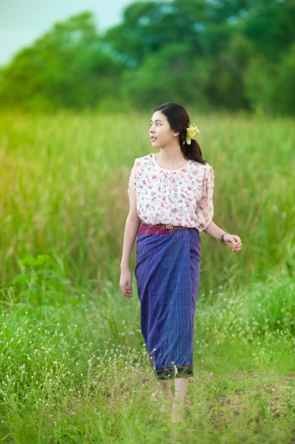 ชุดภาพถ่ายผ้าผู้ไทโบราณ บ้านหนองสูง จังหวัดมุกดาหาร